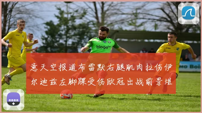 意天空报道布雷默右腿肌肉拉伤伊尔迪兹左脚踝受伤欧冠出战前景堪忧